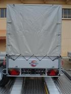 Rimorchio 202x108 cm+centina  H 130 cm 750 kg