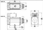 Verricello Bimotore 12000 lb Twin Motor 7cv x 2